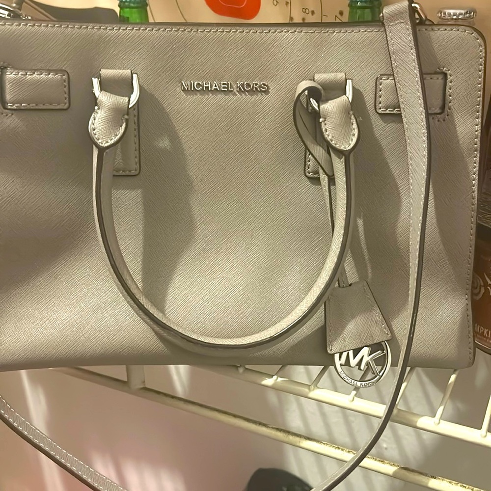 Heather Grey Michael Kors handbag retailed at $450